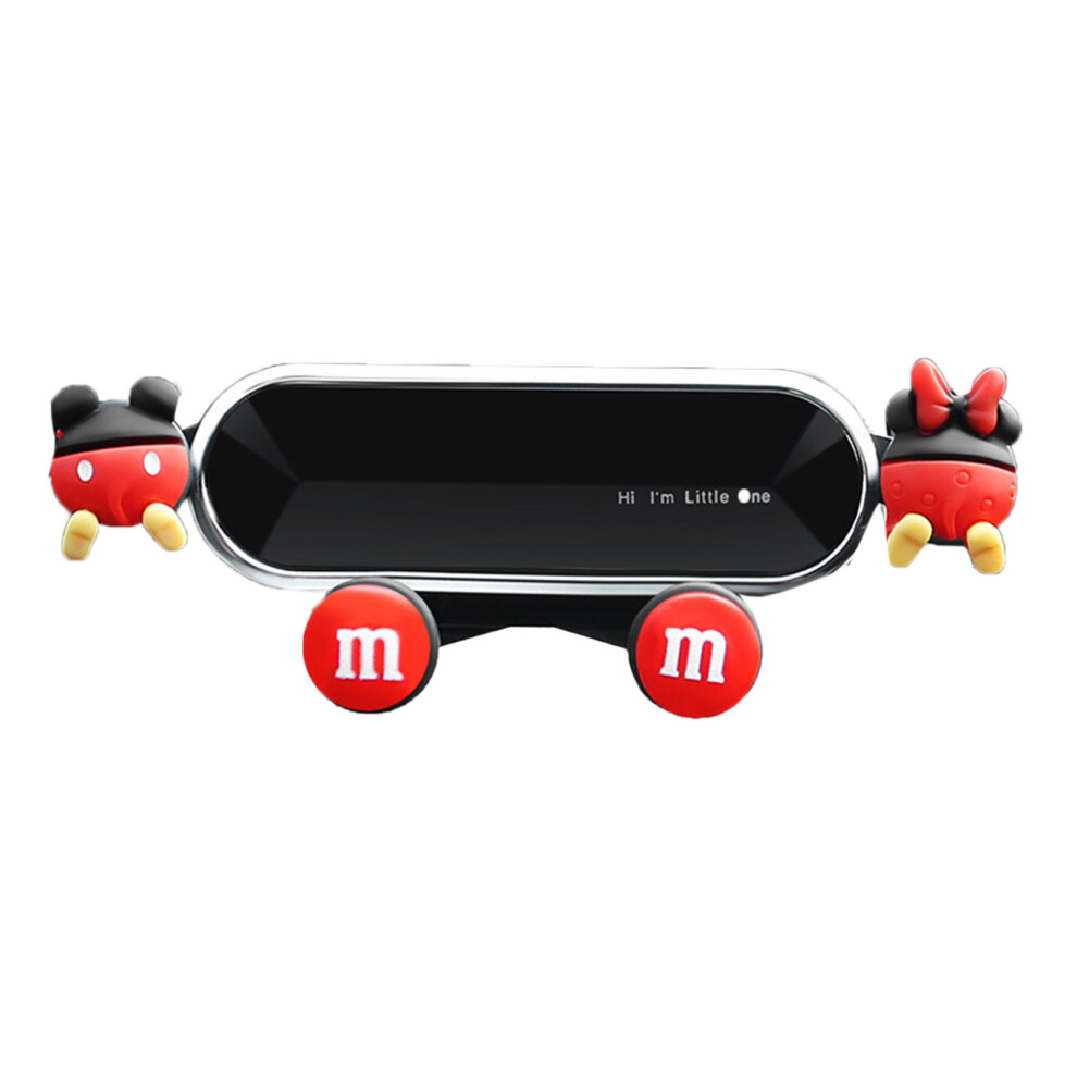 Adjustable Car Mobile Phone Holder Universal Gravity Mechanical Air Outlet Mount With One-Handed Operation And Stable Fastening, Retractable 9190834206400