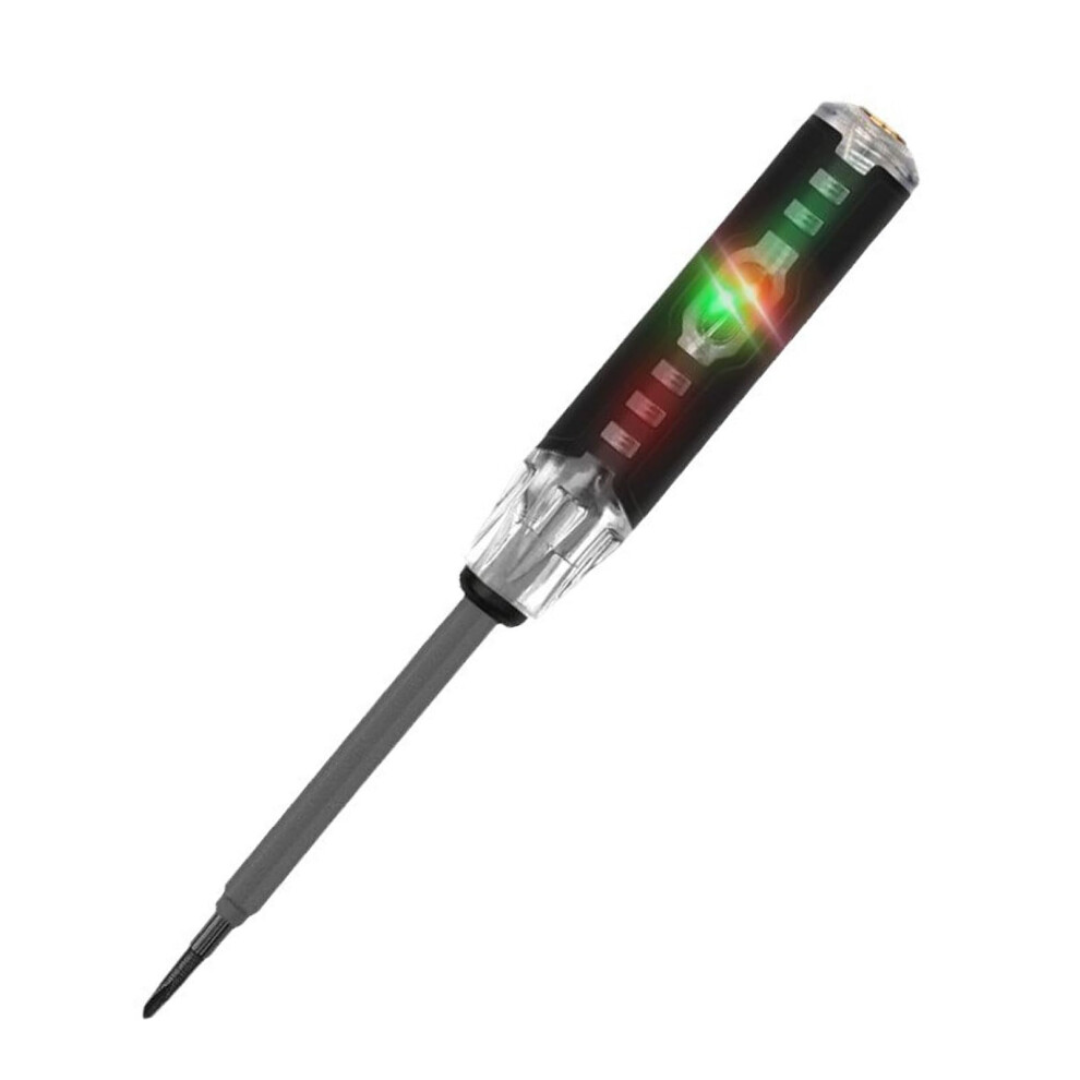 Voltage Tester Screwdriver With Led Display, 2 In 1 Electrician Tool, Magnetic Tip, Nonslip Handle 9365049774284