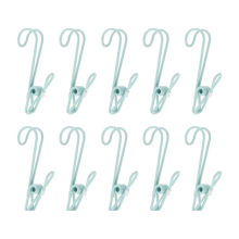 Clothespins Heavy Duty, Rubber Coating Protection For Metal Clips Ensuring No Damage To Delicate Fabrics, Strong Grip Stainless Steel Hanging Clips wi