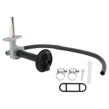 Tank Switch for Kawasaki Prairie 400 KVF400 1997-1998, Fuel Valve Petcock with Lever Screw and Shut Off Switch, Durable Construction High Performance