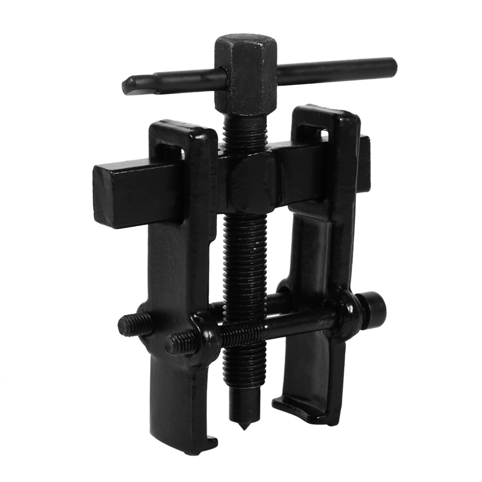 Adjustable Bearing Pulley Remover, Carbon Steel Two Jaw Puller Tool Bilateral Rotation Universal Fitment Gear Extractor With Hexagonal Screw 9437117571313