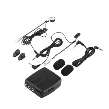 Kommunikasjon foran og bak Motorsykkelhjelmkommunikatorsystem Toveis intercom-headset MP3-tilbehør Kablet push-to-talk Samtaleuavhengig volum