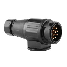 Convertor de lumină pentru remorcă cu funcție de separare, plastic ABS pentru greutate redusă și durabilitate, conector cu 13 pini pentru