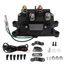 Weerbestendig stalen lierrelais 12V 250A, vervangende contactoren voor ATV's, UTV's en vrachtwagens, met gepoedercoat oppervlak en eenvoudige