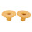 2pcs Rear Spring Bump Stop PU Yellow 12802494 Good Performance Excellent Elast 1