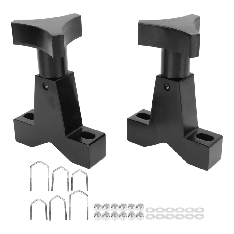 Heavy Duty Lift Jack Tube Mount Alloy Steel For 1In To 2.5In Tubes Black 7901375741099