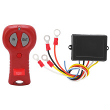 Voyant lumineux, boîtier étanche, télécommande électrique longue portée sans fil, treuil à solénoïde 12 V compatible avec télécommande de