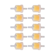 10pcs Universal Fuel Filters for Motorcycle ATV Dirt Bike 6mm 61.5x26mm