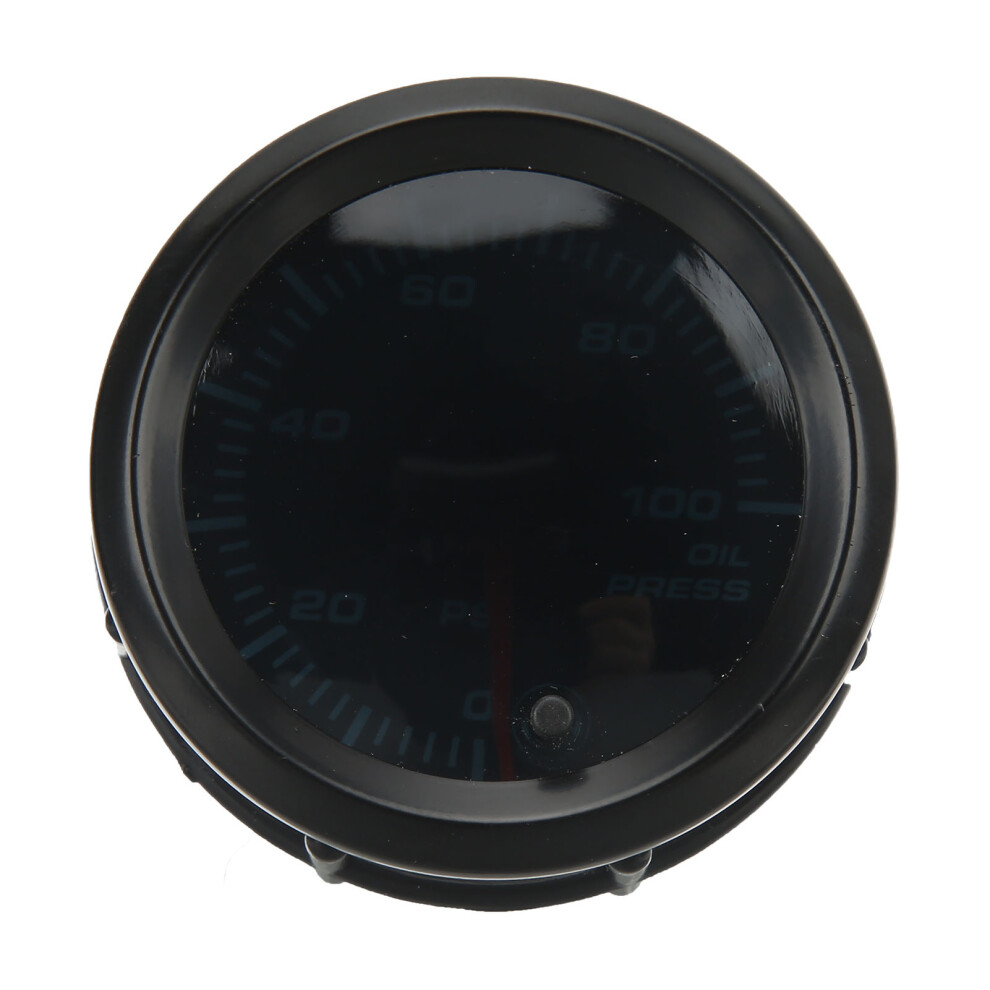 52Mm Oil Pressure Gauge 0Â100Psi With 7-Color Led Backlight For Car Motorcycle 4951374318153