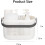 Bathroom Storage Basket, Open Design With Large Capacity For Multipurpose Use, Perforations For Ventilation And High-density PP Plastic 4