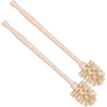 Large Water Bottle Brush, Handcrafted Beechwood Handle with Dense Natural Bristles for Wide-Mouth Jars, Strong Horsehair for Delicate Yet Effective Cl