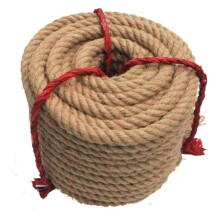 Jute Rope 10 M X 45 MM Thick 4Strand Jute Twine For Gardening And Camping Natural Fiber Outdoor Rope