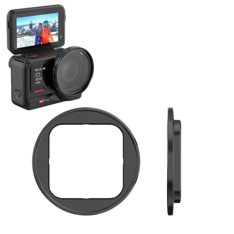 Insta360 Ace Pro 2 Filter Holder, Filter Holder Protective Frame, Lens Filter Holder, Camera Filter Holder, Compatible With 49 Mm Filter 9365049726566