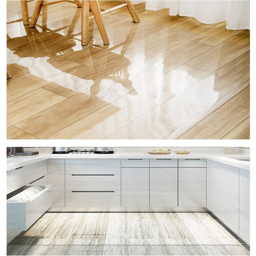 Table Protector Clear Vinyl Table Pad Office Chair Mat Rectangular Floor Protector 1.5mm PVC Multiple Sizes 120x170cm 2