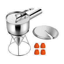 Stainless Steel Pancake Batter Dispenser 1200ML with Stand for Waffles Cakes Precise Control