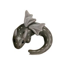 Soutiens émotionnels Adoption de dragon, compagnon-Gris