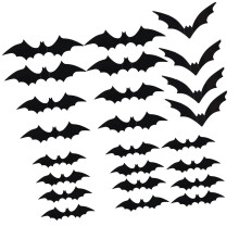 3D Bat Wall Decals Adhesive PVC Sticker for Wall-twenty four
