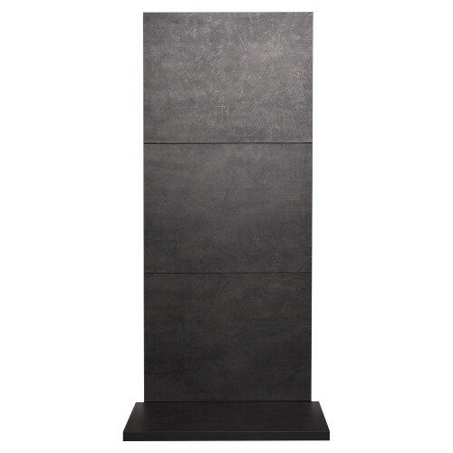 Acantha x3 Tile & Hearth Set in Bronze Venetian Plaster Effect 1