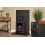 Acantha Tile & Hearth Set in Bronze Venetian Plaster Effect with Berge 1