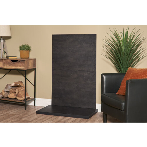 Acantha x2 Tile & Hearth Set in Bronze Venetian Plaster Effect 2