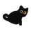 Broche en forme de chat, accessoire fabriqué en-QHXZ3585 1
