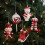 Meerlaags gecoat plastic kerstornament Heldere-Sneeuwpopmodel 7