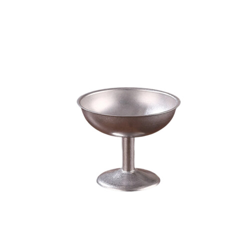 Functional Nonrust Steel Footed Serving Cup Heat-silver S