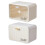 Badkamer muurbevestiging papierhouder waterdicht plastic-Wit 2