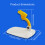 Portable Plastic Airbrush Display Stand Dustproof Storage 3