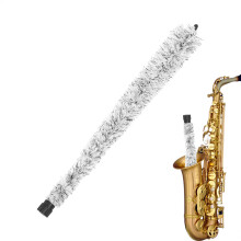 Alto Saxophone Cleaning, Altaxa Pad Protector Brush Cleaner Flute Care Tool Super Absorbent Cotton NonSlip Handle Wind Instrument Care Products gray