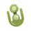 Bathroom Wall Storage Organizers Suction Cup Shoe Rack-Green 1