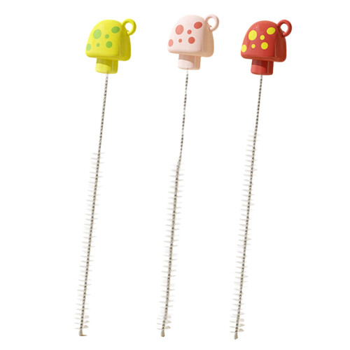 Brosse de nettoyage en forme de champignon,-Champignons roses 1