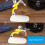 Beschermend airbrush-displayrek met compacte draagbare structuur 6