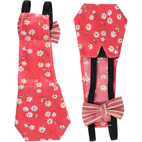 Chicken Diapers with Adjustable Elastic Band, Comfortable Fit, Polyester 1