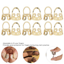 12Pcs Finger Picks Einstellbare Edelstahl Banjo