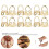 12Pcs Finger Picks Einstellbare Edelstahl Banjo 1