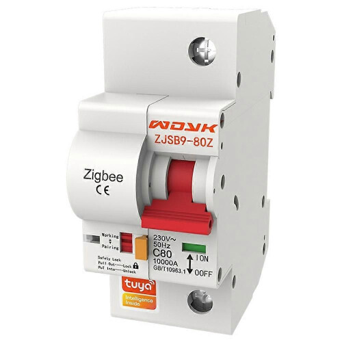 WDYK 125A 1P Tuya Zigbee Smart Circuit Breaker Τηλεχειριστήριο Αυτόματος Ευφυής Διακόπτης