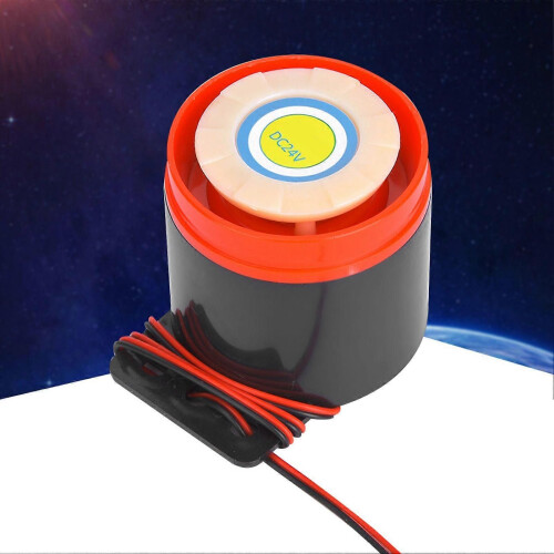Ενεργός βομβητής συναγερμού DC 24V 110dB με καλώδιο για ηλεκτρονικά DIY 2
