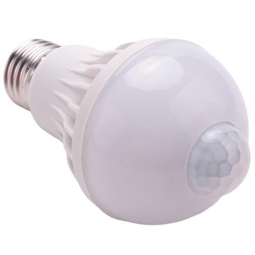 Λάμπα LED E27, Αισθητήρας κίνησης, Λάμπα LED PIR, Αισθητήρας κίνησης, 5W 1