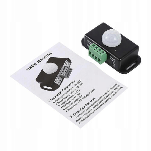 Αισθητήρας κίνησης DC12v / 24v με LED Pir 1