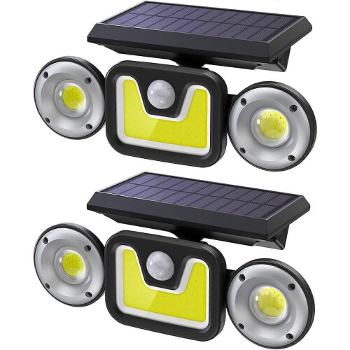 Εξωτερικό ηλιακό φως 83COB LED φώτα ασφαλείας με αισθητήρα κίνησης