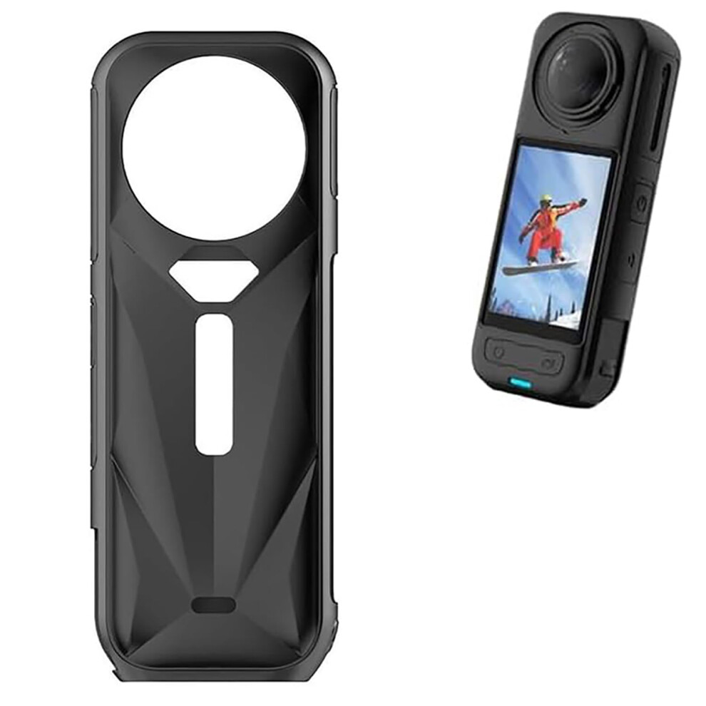 Insta360 X5 Silicone Protective Case, Fullcoverage Lens Protector, Waterproof, Scratchresistant, Soft And Comfortable Cover Â 1 Piece. 9412369880291
