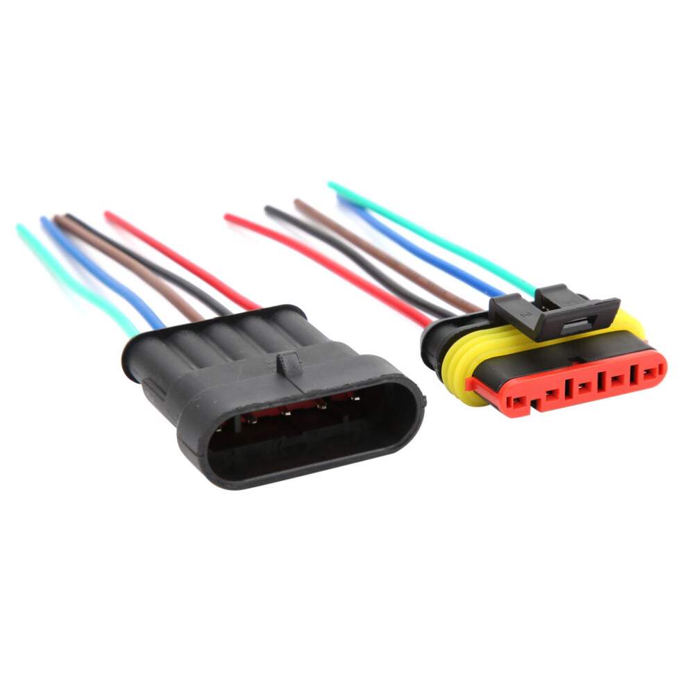 2 Sets 4/5/6 Pin Auto Wasserdichte Elektrische