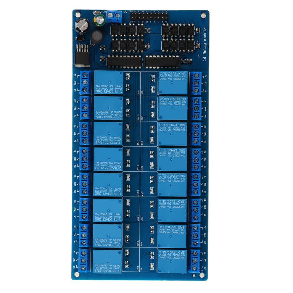16-Kanal-Relaismodul, elektromagnetische Platine