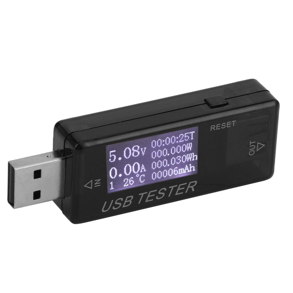 Tester Digital USB Spannung Strom Meter Voltmeter