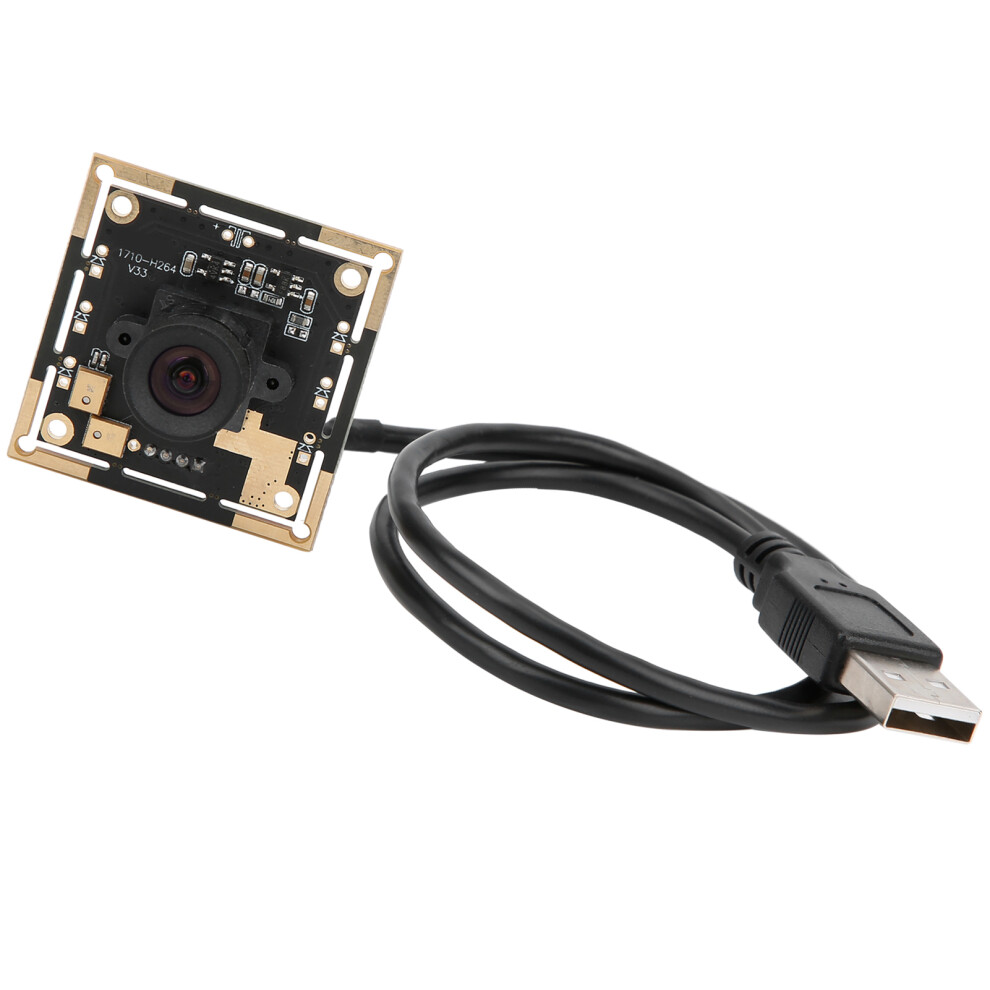 Hd 2Mp Usb Camera Module Hbv-1710-H264 V33 With Microphone, 1080P, 100 Fov 7681379617674