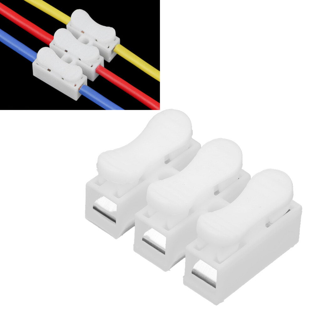 200Pcs Quick Connector Cable Clamp Terminals, 0.5-3.5Mmâ², 250V 6901379508958