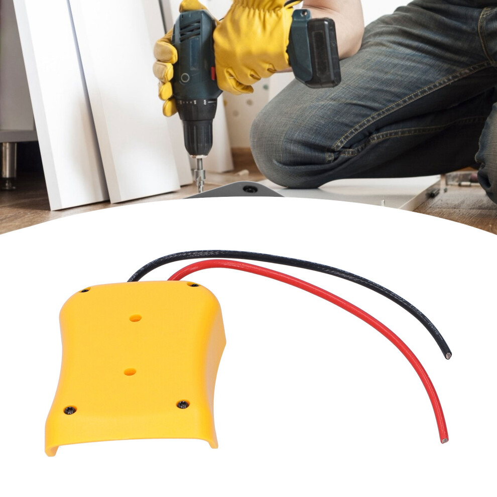 20V/18V Abs Battery Adapter Mount Connector With Fixing Hole, Yellow 8771379372006
