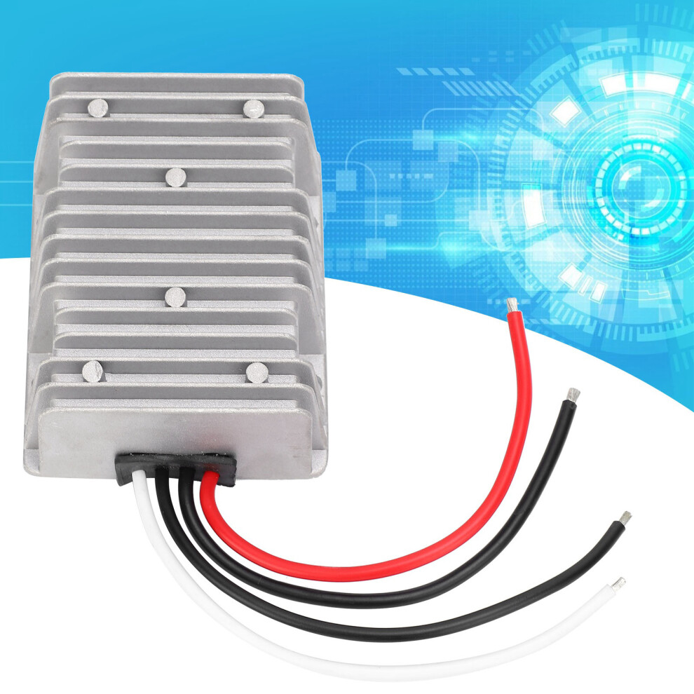 8-40V To 13.8V 25A Waterproof Dc Voltage Regulator Module 10X8cm 7891379549251