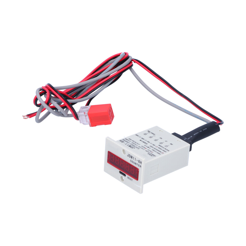 Electronic Digital Counter Jdm11â6Hdc12-24V, 999999 Count, 10/S 4651378564395